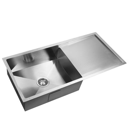 Cefito 96cm x 45cm Stainless Steel Kitchen Sink Under/Top/Flush Mount