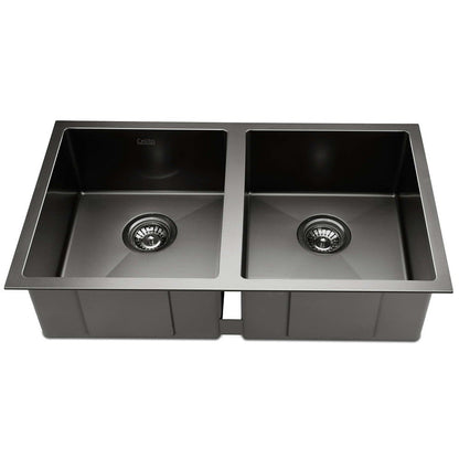 Cefito 77cm x 45cm Stainless Steel Kitchen Sink Under/Top/Flush Mount