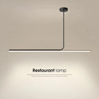 Lámpara colgante de hierro minimalista para comedor
