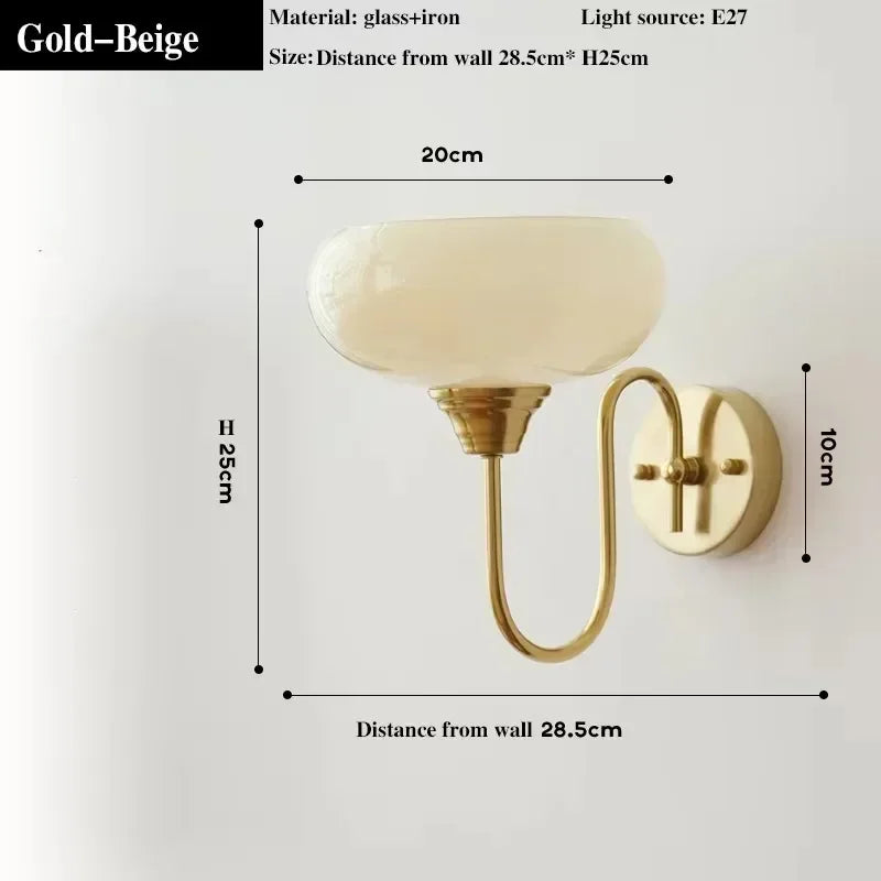 Retro Glass Ball Pendant Light Iron Chandelier