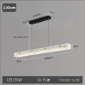 Minimalist Marble Pendant Light for Dining Room