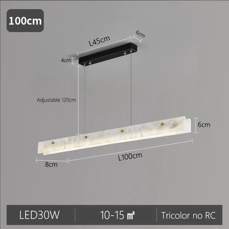 Minimalist Marble Pendant Light for Dining Room