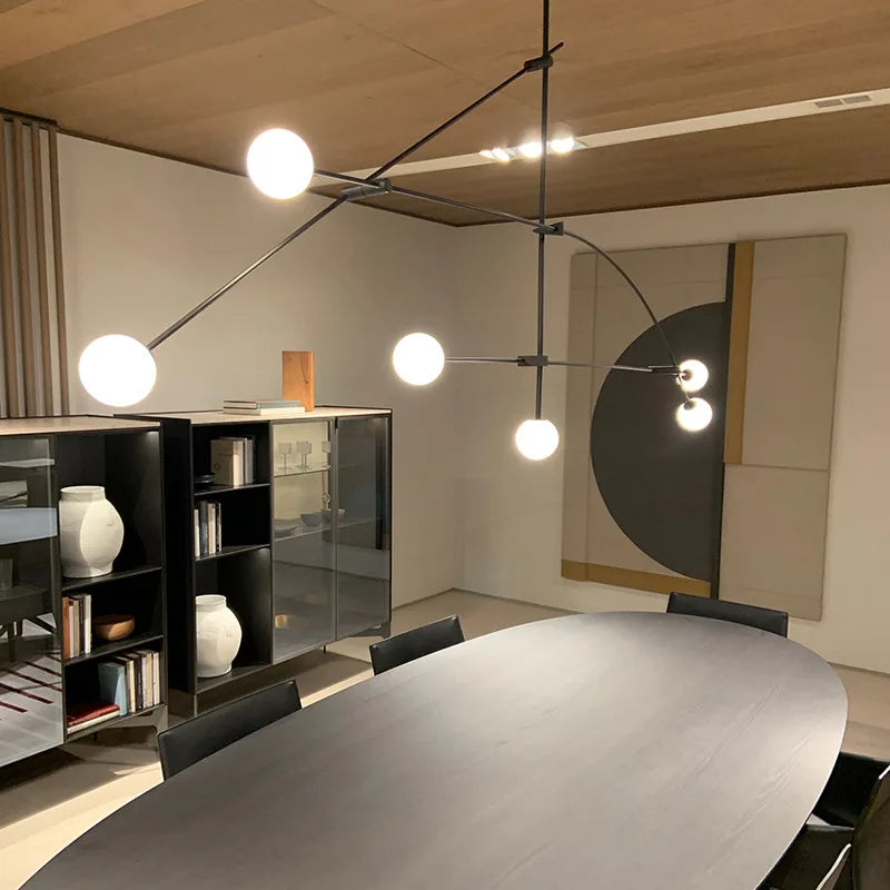 Minimalist Iron Pendant Light for Dining Room