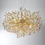 Modern Gold Branch Crystal Chandelier for Dining Room
