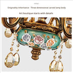 Luxury Zinc Alloy Chandelier with Resin Accents