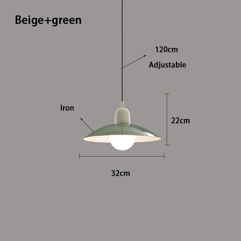 Nordic Iron Pendant Light for Dining Room