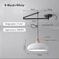 Nordic Iron Swing Arm Pendant Light for Dining Room