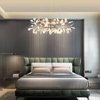 Nordic Modern Iron Chandelier Firefly Round Pendant