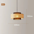 Bohemian Rattan Woven Pendant Light for Dining