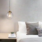 Nordic Glass Metal Pendant Light for Dining Room