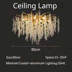 Modern Branch Crystal LED Chandelier Pendant