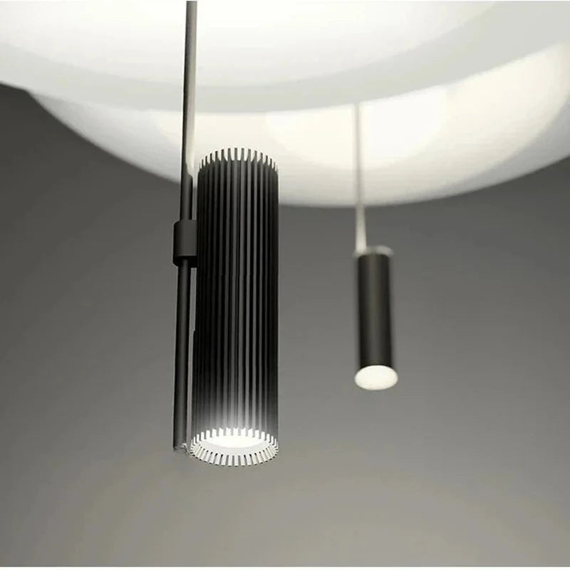 Minimalist Iron Pendant Light - Nordic UFO Design