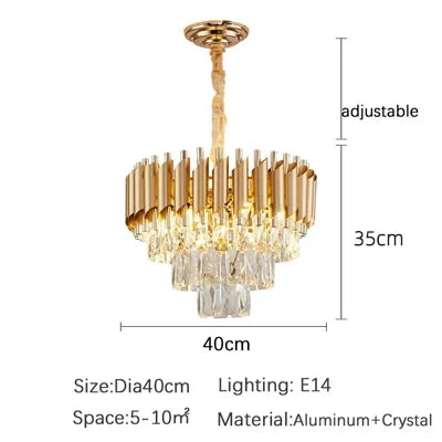 Iron Chandelier Modern Ceiling Light Pendant Lamp