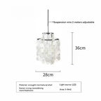 French Capiz Shell Spiral Chandelier in Chrome and Gold for Bedroom