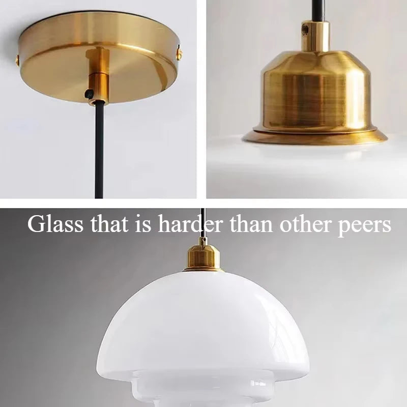 Minimalist Glass Pendant Light for Dining Room