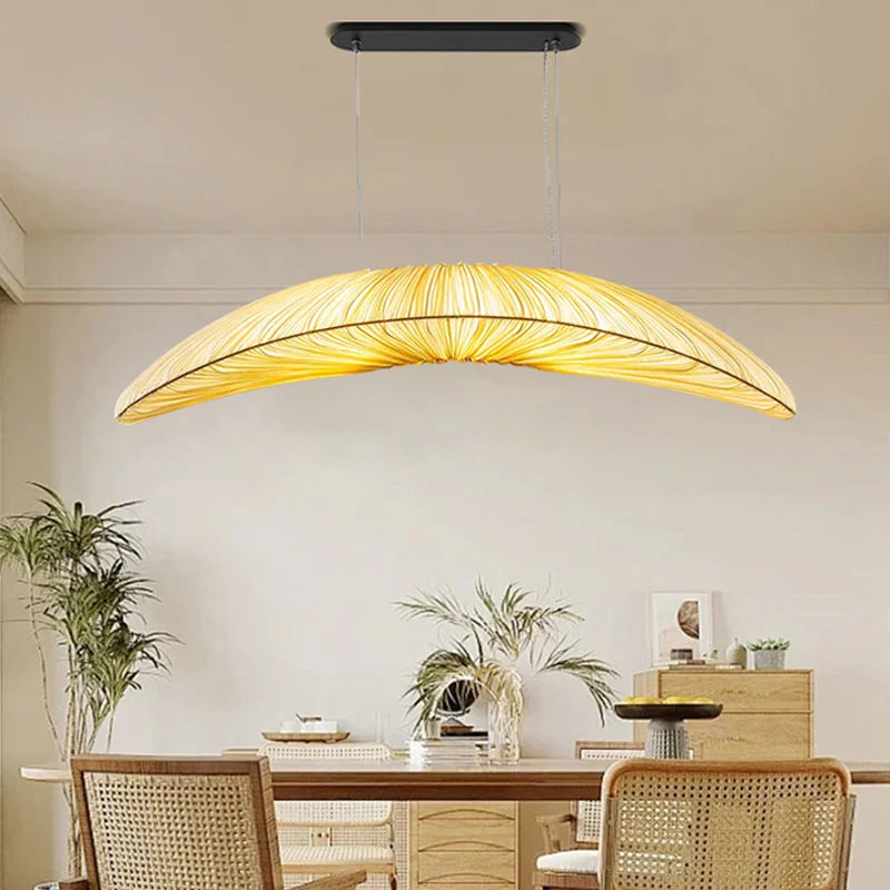 Lámpara Colgante Nórdica de Tela para Comedor