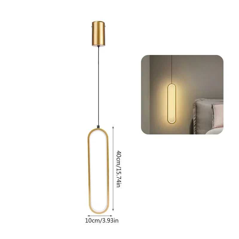 Minimalist Iron Pendant Light Nordic Design