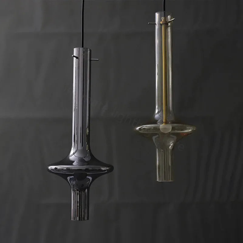 Nordic Glass Tube Pendant Light Minimalist Design