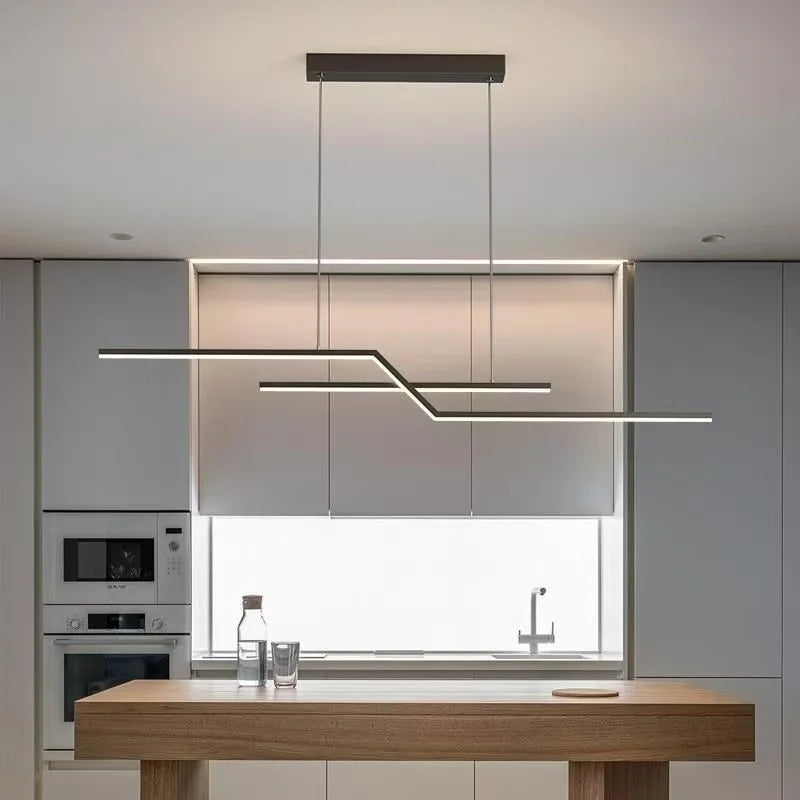 Nordic LED Pendant Light Z-Shaped Iron Dining
