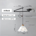 Nordic Iron Swing Arm Pendant Light for Dining Room