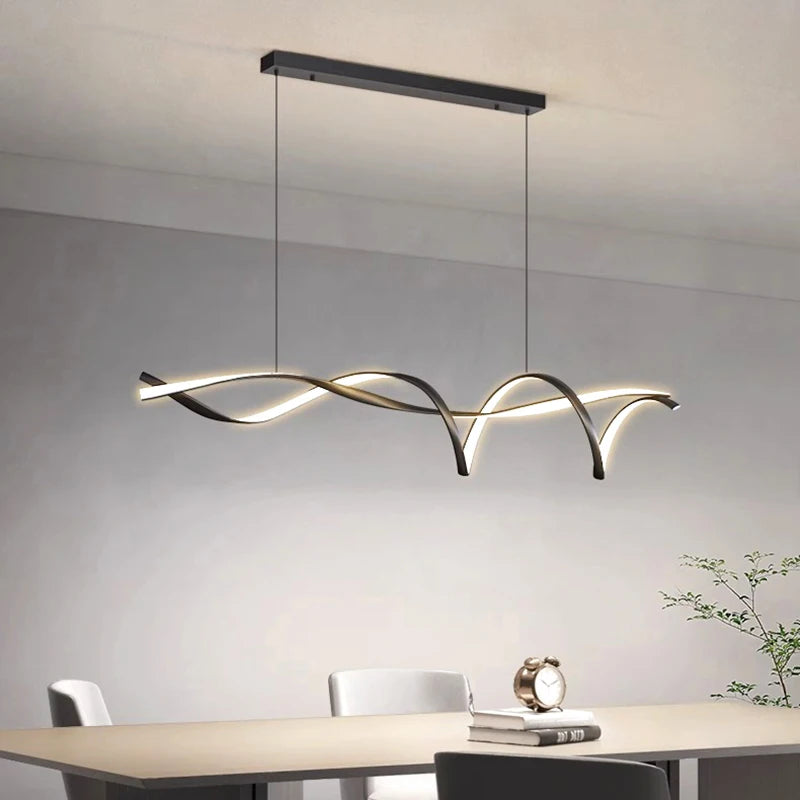 Minimalist LED Pendant Light for Dining Room