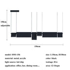 Nordic Iron Pendant Light with Acrylic Diffuser