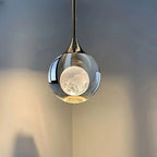 Lámpara Colgante de Cristal Minimalista para Dormitorio