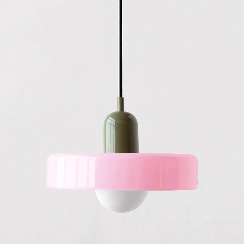 Nordic Retro Glass Pendant Light for Dining Room