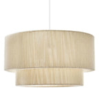 Minimalist Hemp Rope Pendant Light Drum Shade