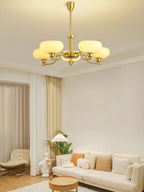 Modern Bauhaus Chrome Chandelier - Nordic Design