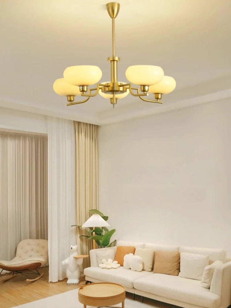 Modern Bauhaus Chrome Chandelier - Nordic Design