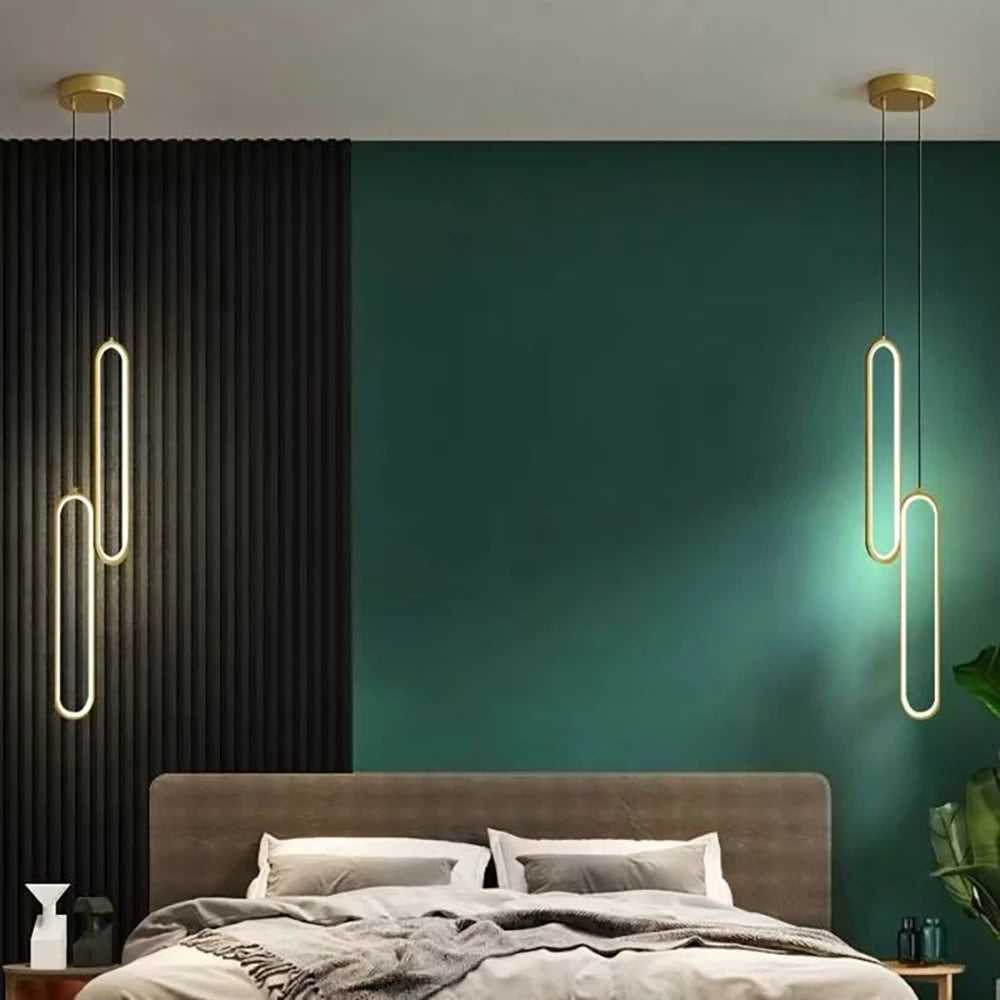 Nordic Aluminum Pendant Light for Kitchen Island
