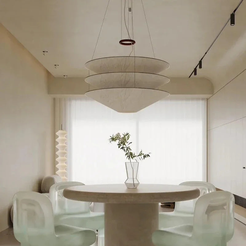 Nordic Minimalist Paper Pendant Light for Dining
