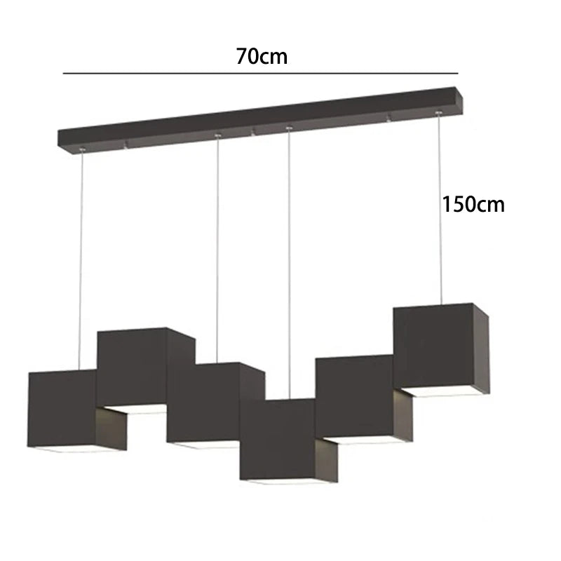 Minimalist Iron Pendant Light for Dining Room