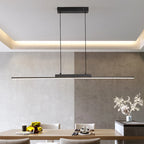 Lámpara colgante lineal minimalista para comedor