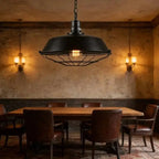 Industrial Iron Pendant Light for Dining Room