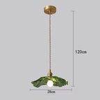 Vintage Flower Glass Pendant Light Collection with Brass Fitting for Bedroom