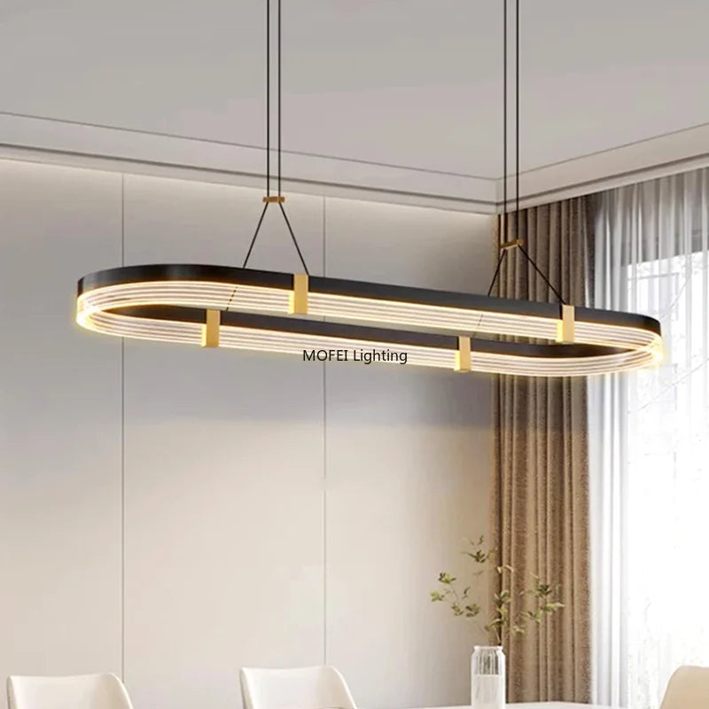 Nordic LED Pendant Light - Minimalist Dining Room Hanging Lamp
