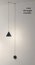 Lámpara colgante cónica de hierro minimalista para comedor
