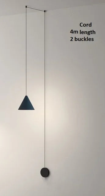 Minimalist Iron Cone Pendant Light for Dining Room