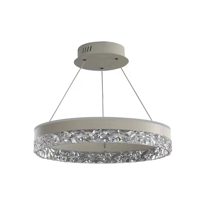 Lámpara colgante de cristal minimalista para dormitorio