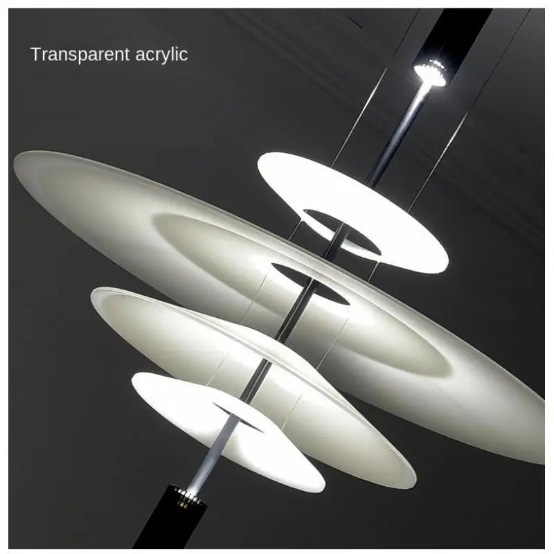 Minimalist Acrylic Iron Pendant Light for Dining