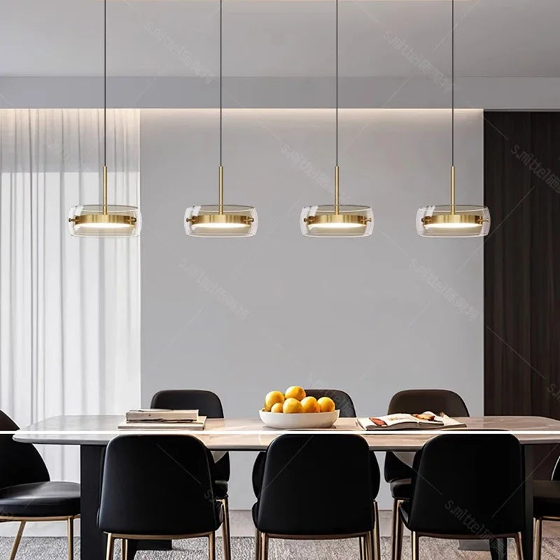 Nordic Glass Pendant Light for Dining Room