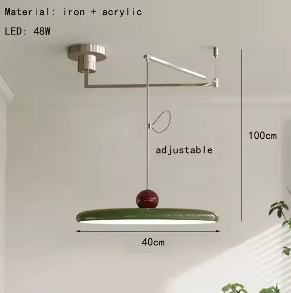 Nordic Folding Arm Pendant Light for Dining Room