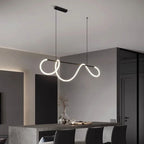 Nordic LED Neon Pendant Light for Dining Room