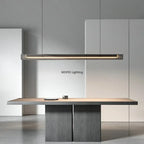 Minimalist Linear Pendant Light with Metal Finish