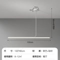 Lámpara colgante de hierro minimalista para comedor