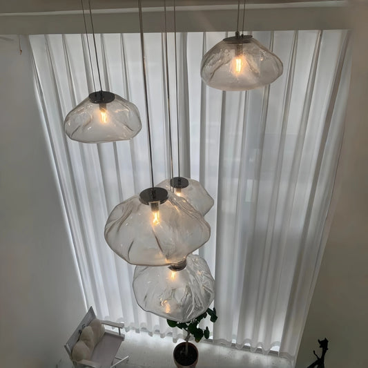 Nordic Glass Pendant Light Cloud Design