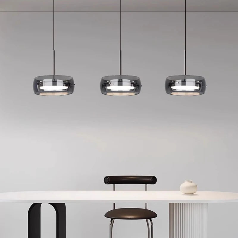 Lámpara Colgante Nórdica de Cristal para Comedor