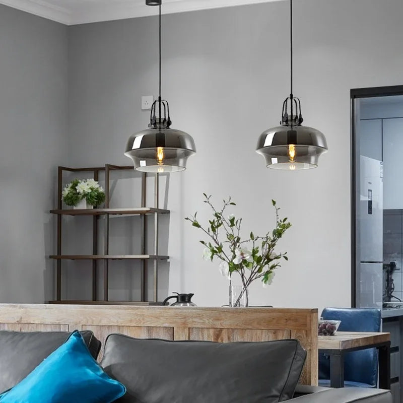 Nordic Glass Pendant Light for Dining Room